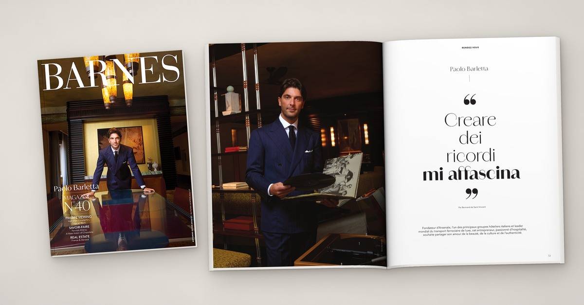 BARNES Magazine N°40 : la dolce vita à l’honneur