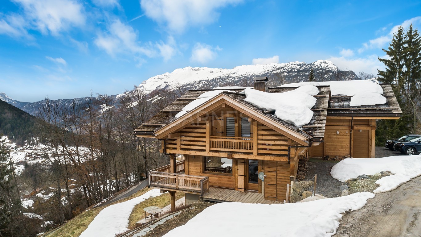 Chalet récent à Saint jean de Sixt avec magnifique vue sur la vallée Ventes immobilières de