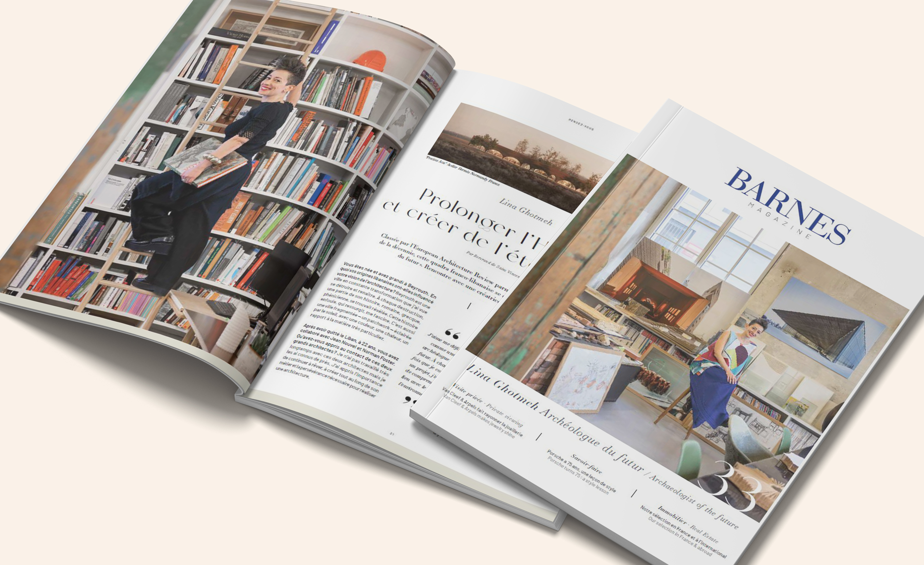 Nouveau BARNES Magazine : poussez les portes de l'atelier d'architecture de Lina Ghotmeh