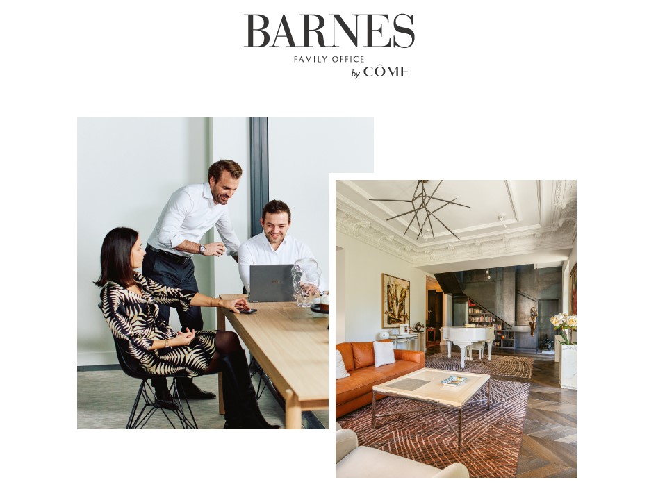 BARNES FAMILY OFFICE by Côme, Maison financière de luxe